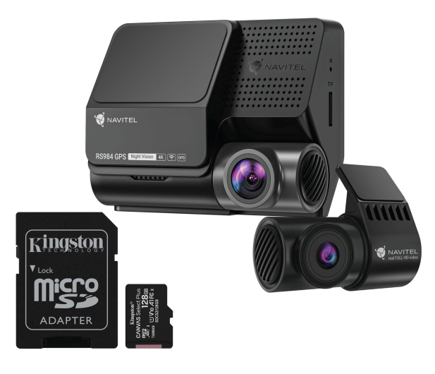Navitel RS984 Dual 4K/GPS/3"/160/WiFi + karta 128GB - 1362191 - zdjęcie